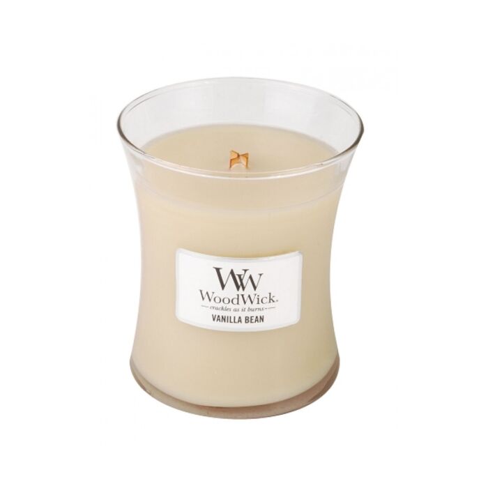 WoodWick® Medium Candle - Vanilla Bean-1
